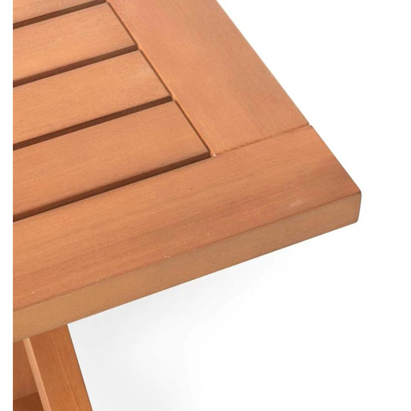 Red Barrel Studio® Mahogany Wood Outdoor Dining Table Wayfair